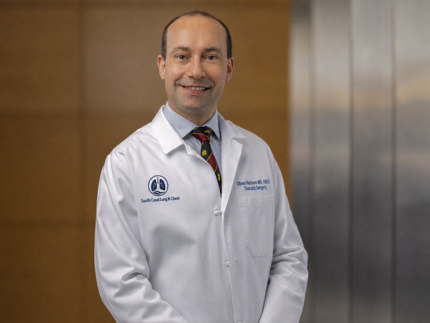 Mr Oliver J. Harrison, consultant robotic thoracic surgeon in Southampton